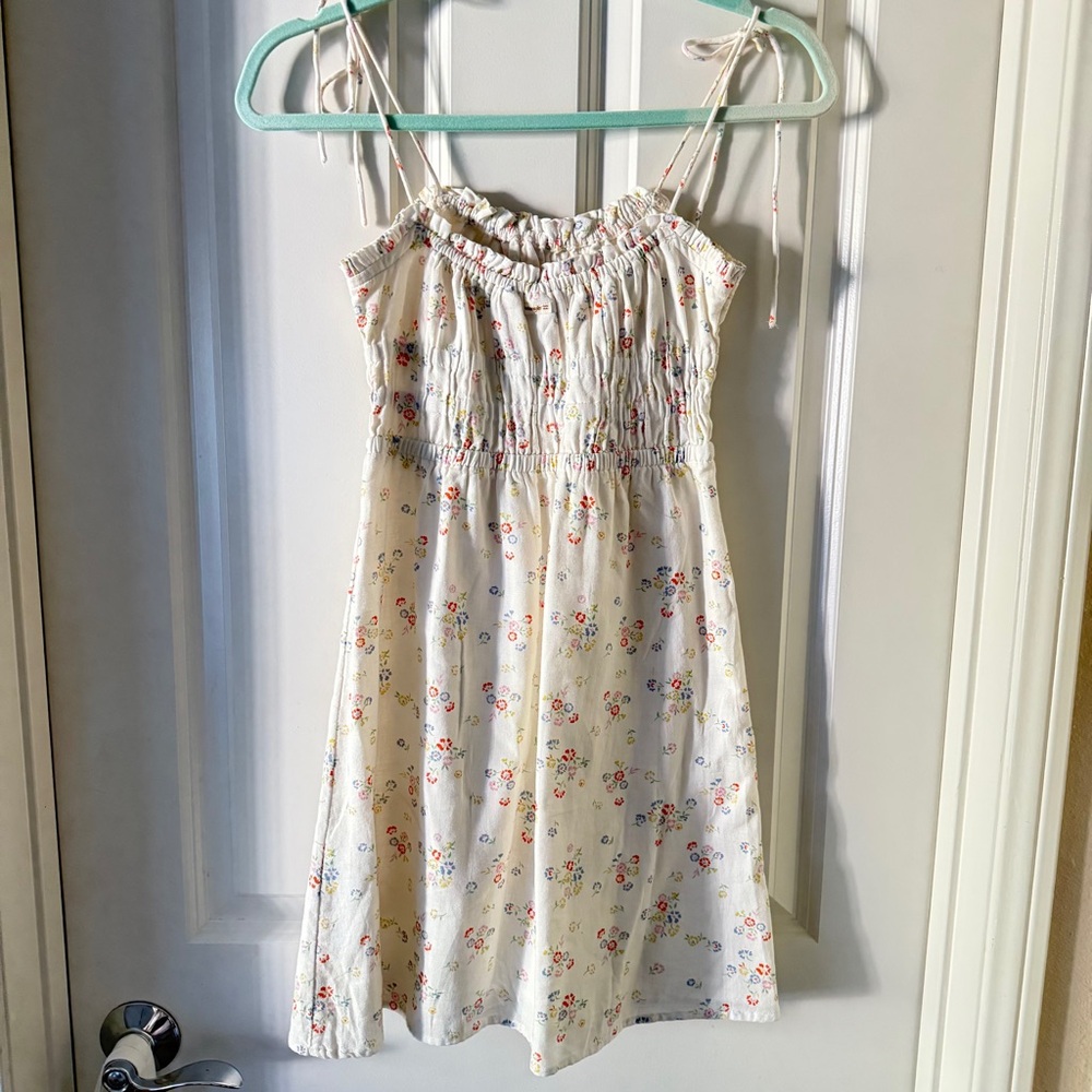 Billabong x Wrangler Floral Little Damsel Dress in Salt Crystal - Picture 9 of 11